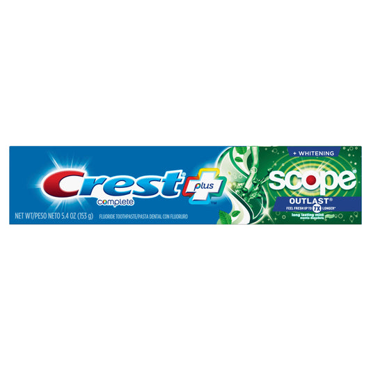 Crest Toothpaste Whitening & Scope Striped; 5.4 Ounces; 12 Per Case