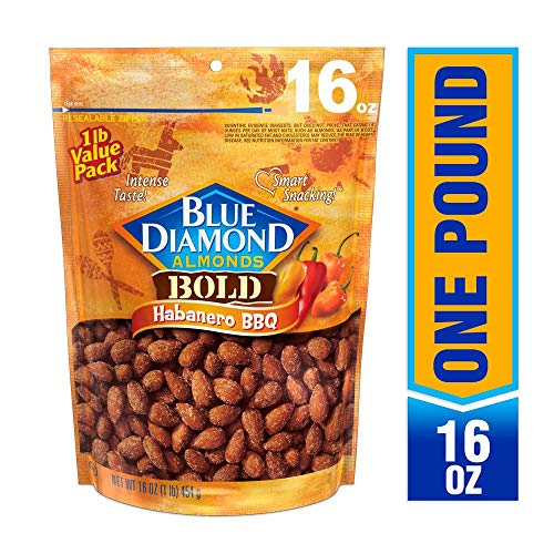 Blue Diamond Almonds Almonds Habanero Barbecue Bold; 16 Ounces; 6 Per Case - High Mart Wholesale