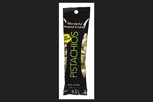 Wonderful Pistachios Roasted & Salted Pistachio Tube Pack; 1.25 Ounces; 12 Per Box; 10 Per Case