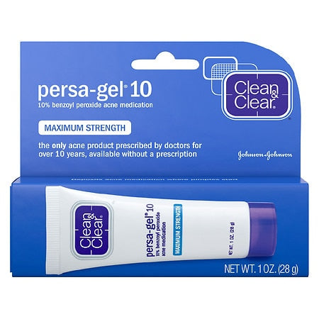 Clean & Clear Personal Gel 10 Max Strength Acne Medication; 1 Ounces; 4 Per Box; 6 Per Case
