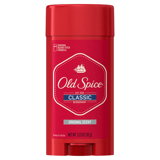 Old Spice 3.25 Ounce Original Wide Stick Deodorant; 3.25 Ounces; 6 Per Box; 2 Per Case