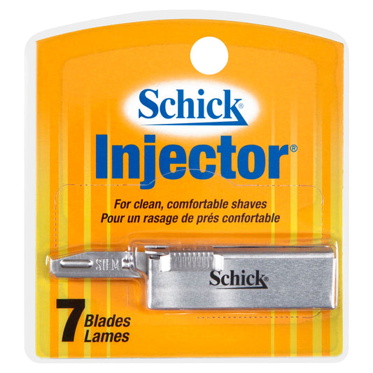 Schick Injector Plus Chromium; 7 Count; 12 Per Box; 3 Per Case