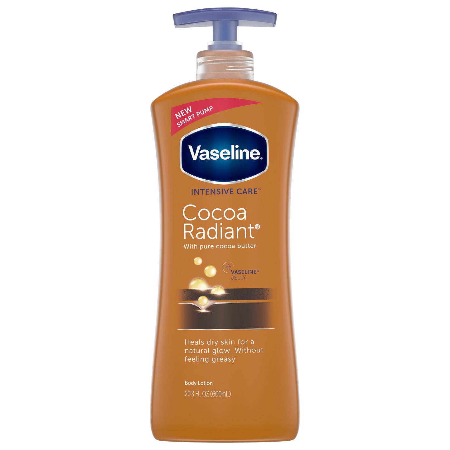 Vaseline Skin Care Cocoa Radiant; 20.3 Ounce; 4 Per Case