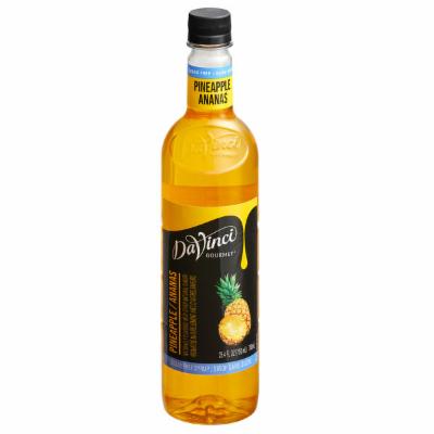 Davinci Gourmet Gourmet Sugar Free Pineapple Syrup; 750 Milileter; 4 Per Case - High Mart Wholesale