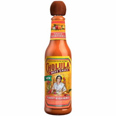 Cholula Sweet Habanero Hot Sauce Bottle; 5 Fluid Ounce; 12 Per Case - High Mart Wholesale