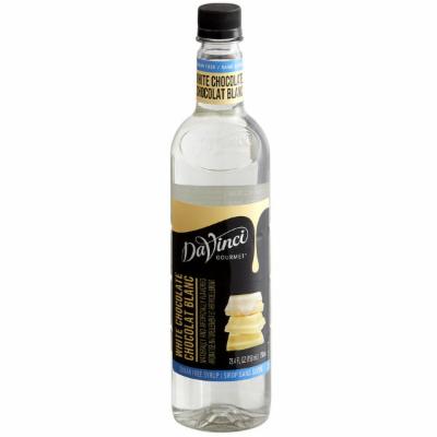 Davinci Gourmet Sugar Free Syrup White Chocolate Plastic Bottle; 750 Milileter; 4 Per Case - High Mart Wholesale