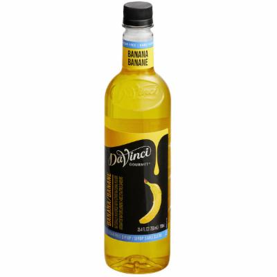 Davinci Gourmet Gourmet Sugar Free Banana Syrup; 750 Milileter; 4 Per Case - High Mart Wholesale