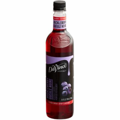 Davinci Gourmet Gourmet Huckleberry Syrup; 750 Milileter; 4 Per Case - High Mart Wholesale