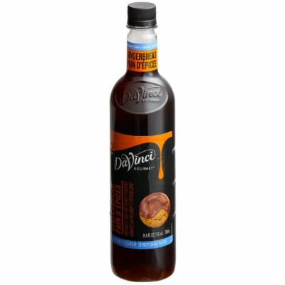 Davinci Gourmet Gourmet Sugar Free Gingerbread Syrup; 750 Milileter; 4 Per Case - High Mart Wholesale
