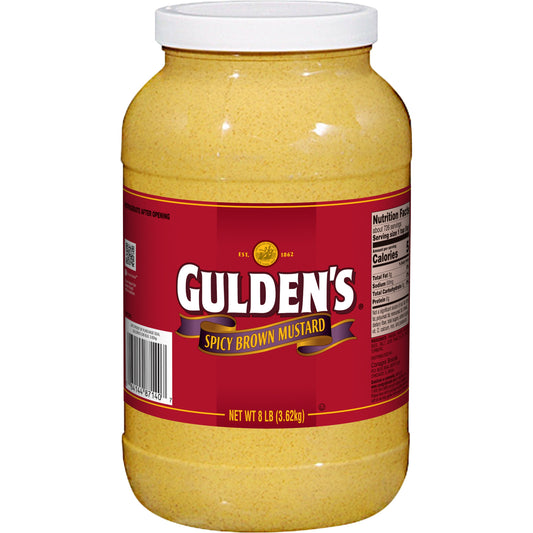 Gulden's Spicy Brown Mustard Bulk; 128 Ounce; 4 Per Case - High Mart Wholesale