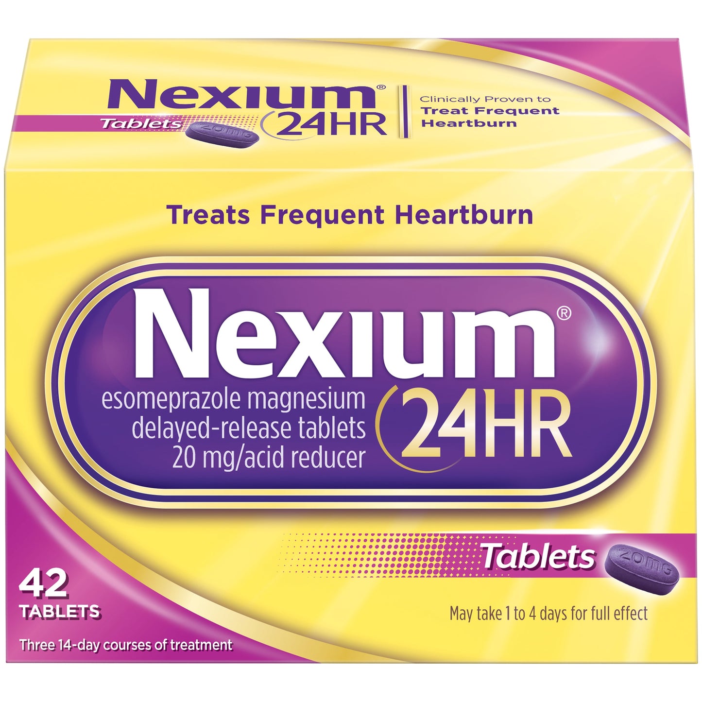 Nexium Tablet 24 Hour; 42 Each; 4 Per Box; 6 Per Case