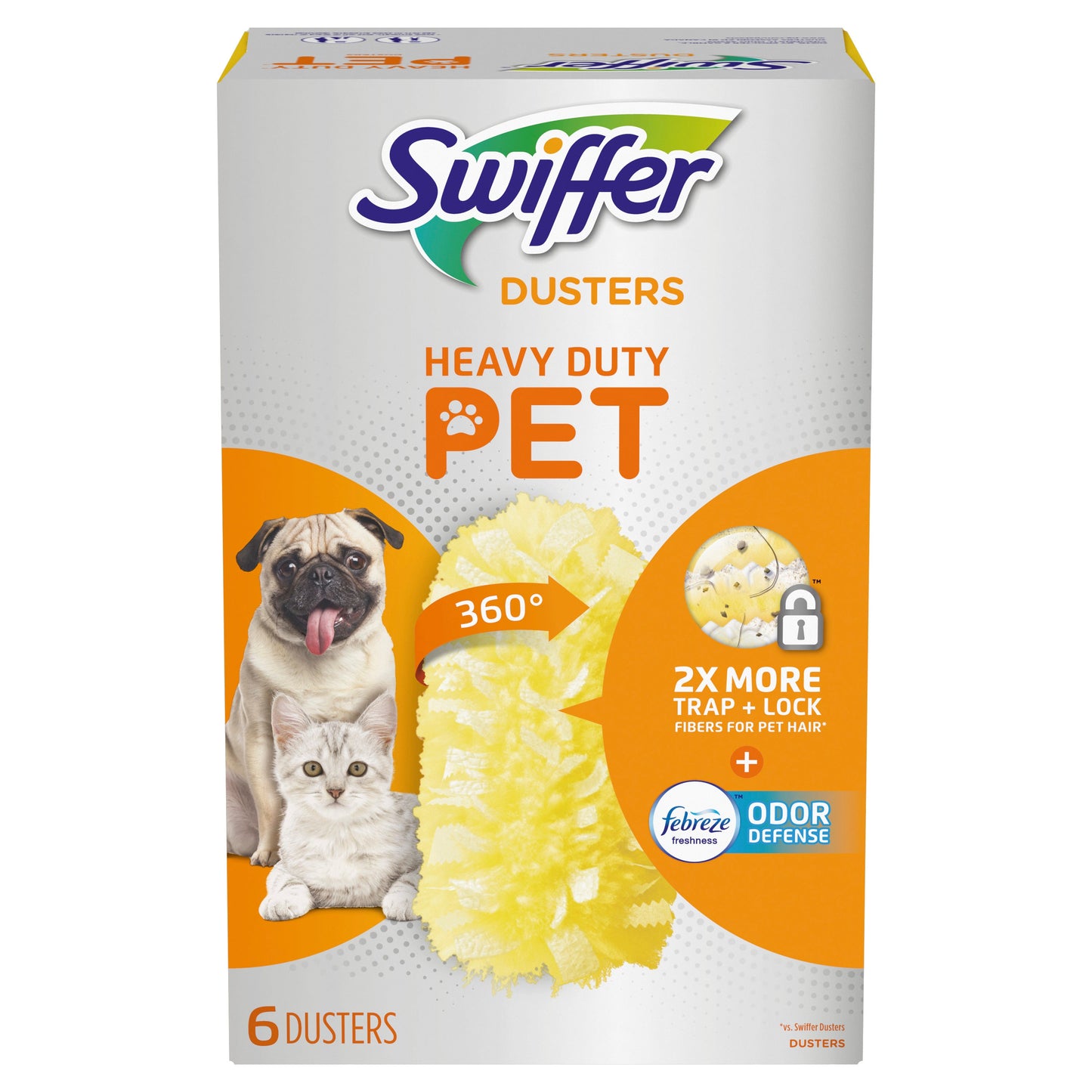 Swiffer Swiffer Duster Pet Heavy Duty Floral Odor Defense; 6 Count; 4 Per Case