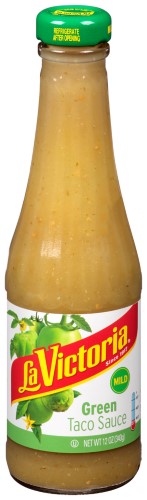 La Victoria Sauce Green Taco Mild Retail; 12 Ounces; 12 Per Case - High Mart Wholesale