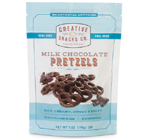 Creative Snacks Co. Milk Chocolate Pretzels; 0.44 Pound; 6 Per Case - High Mart Wholesale