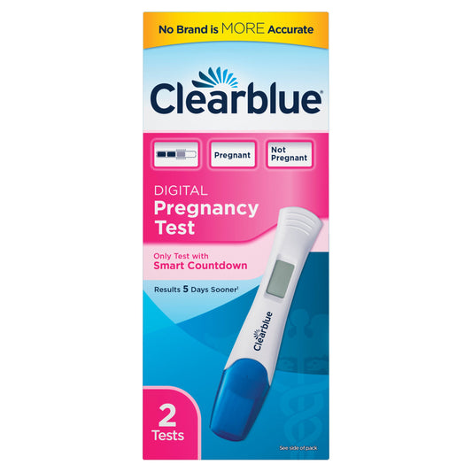 Clearblue Clear Blue Pregnancy Test Digistick Dual; 2 Count; 3 Per Box; 8 Per Case