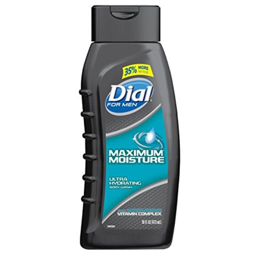 Dial For Men Body Wash Maximum Moisture; 16 Fluid Ounces; 6 Per Case