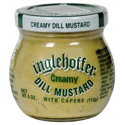 Inglehoffer Creamy Dill Mustard Jar; 4 Ounce; 12 Per Case - High Mart Wholesale