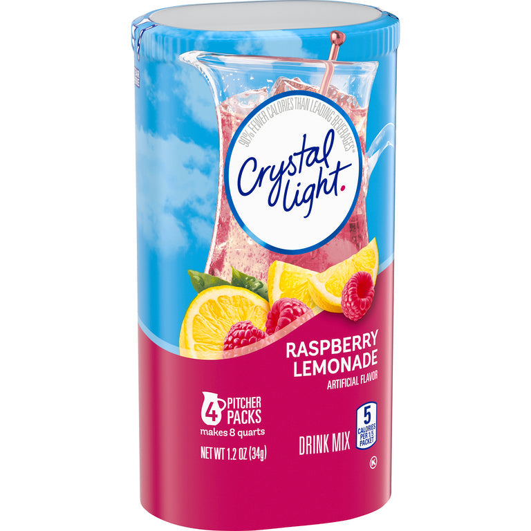 Crystal Light Crystal Light Lemonade Raspberry; 1.2 Ounces; 12 Per Case - High Mart Wholesale