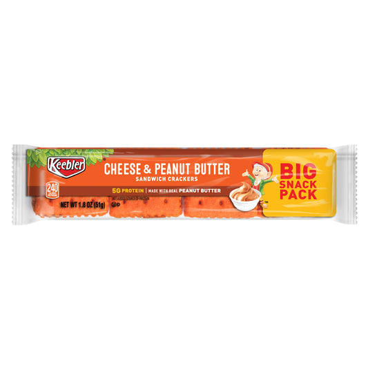 Kellogg's Keebler Cheese & Peanut Butter Crackers; 1.8 Ounces; 12 Per Box; 12 Per Case