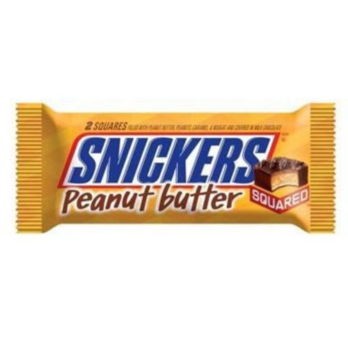 Snickers Singles Peanut Butter Squared Snicker; 1.78 Ounces; 18 Per Box; 12 Per Case