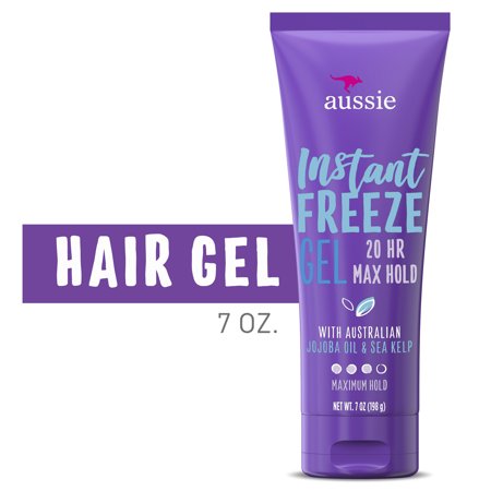 Aussie Styling Gel Instant Freeze; 7 Ounce; 3 Per Box; 4 Per Case - High Mart Wholesale