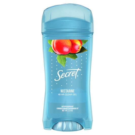 Secret Scent Expressions Clear Gel Antiperspirant/Deodorant; 2.6 Ounce; 6 Per Box; 2 Per Case