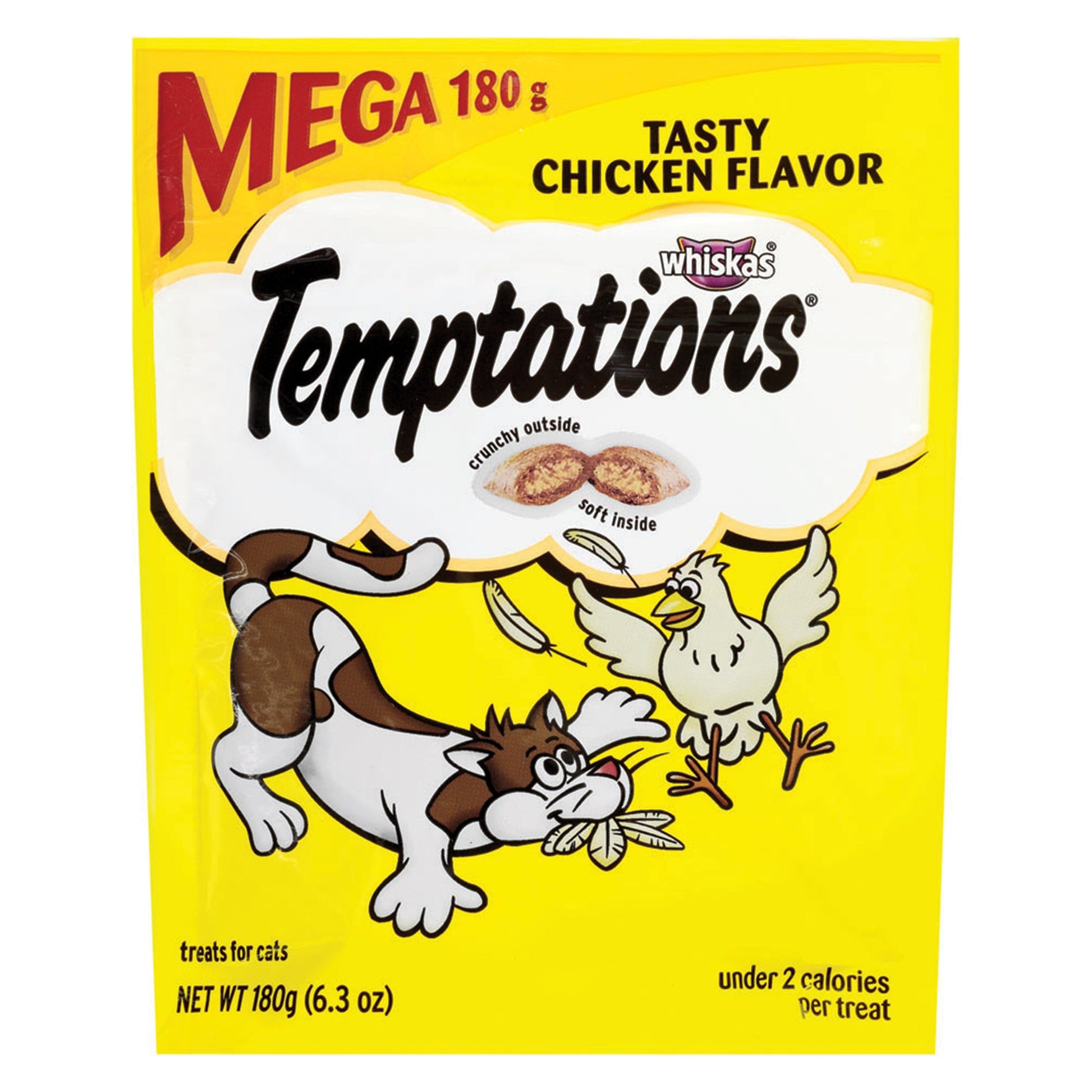 Whiskas Temptations Tasty Chicken Flavor Mega Bag; 6.3 Ounces; 10 Per Case - High Mart Wholesale