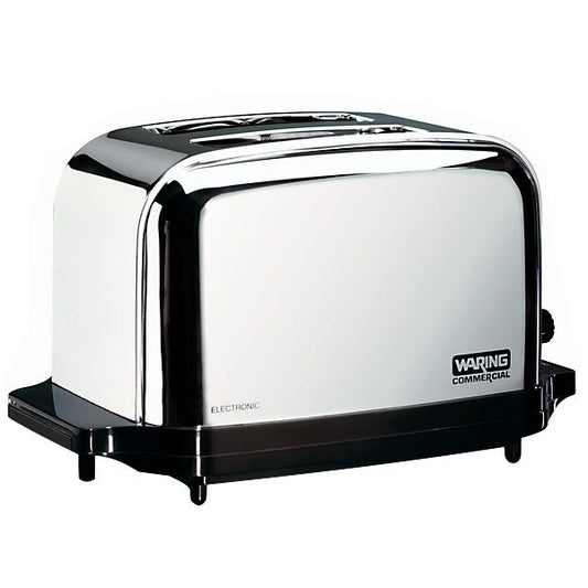 Waring Commercial Toaster Chrome Two Slice Two Shallow; 1 Each; 1 Per Case