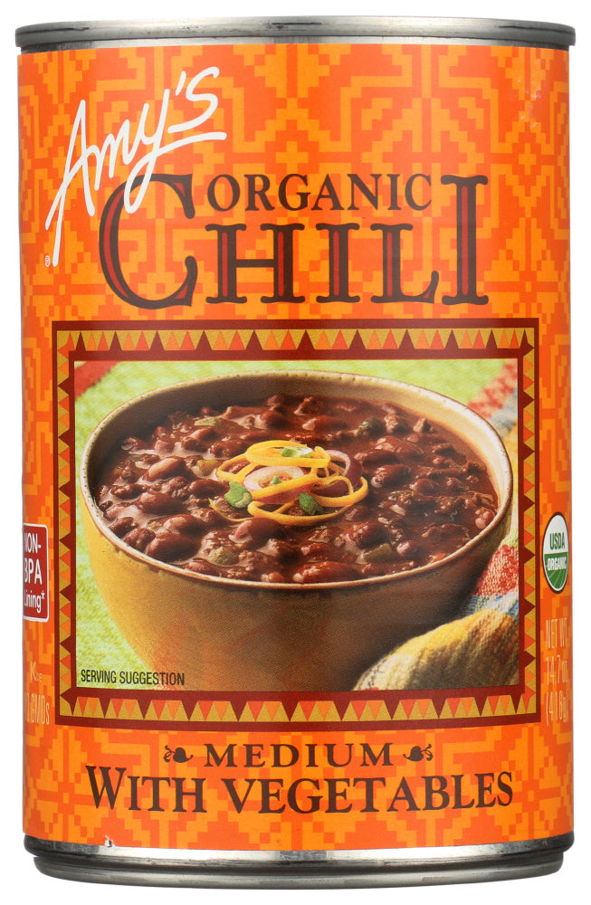 Amy's Chili Medium With Vegetables Organic; 14.7 Ounces; 12 Per Case - High Mart Wholesale