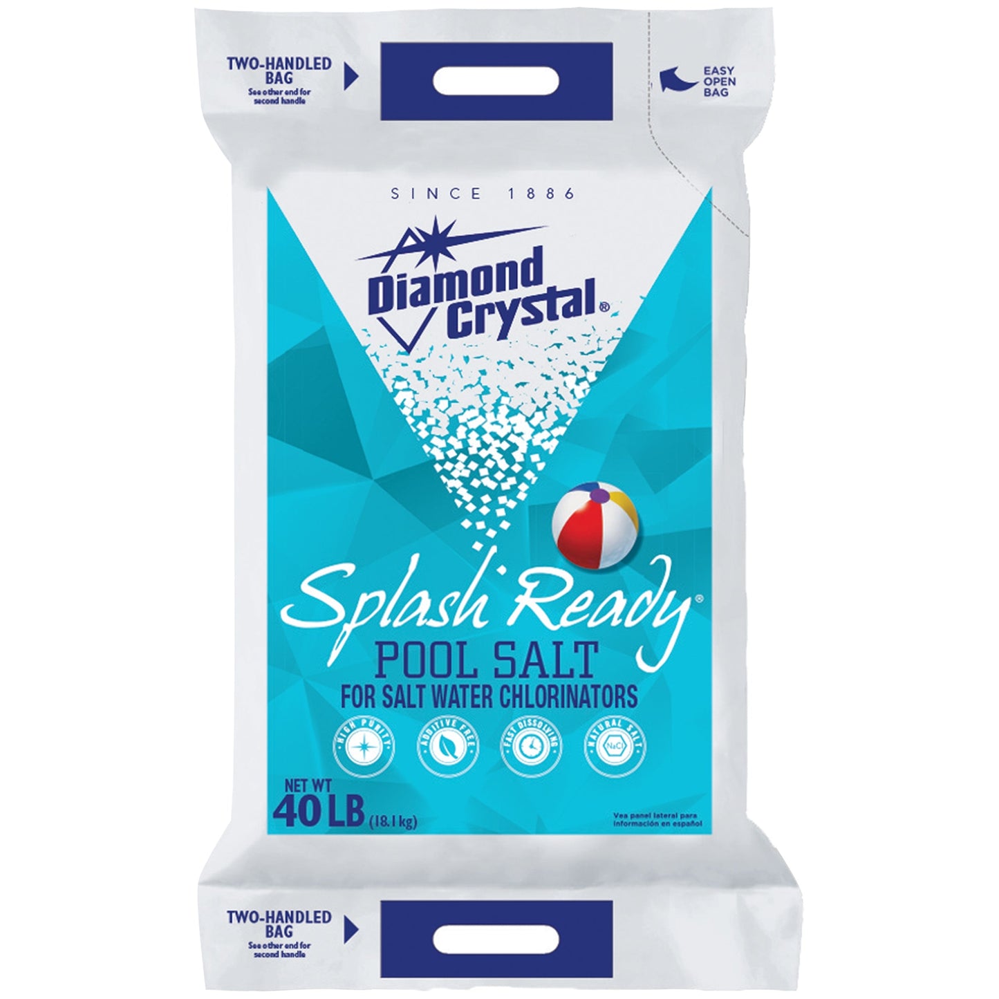 Diamond Crystal Pool Salt; 40 Pounds