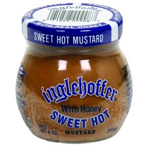 Inglehoffer Sweet Hot Mustard Jar; 4 Ounce; 12 Per Case - High Mart Wholesale