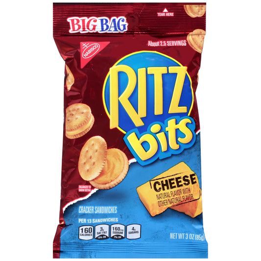 Ritz Cheese Bits Snack; 3 Ounces; 12 Per Case - High Mart Wholesale