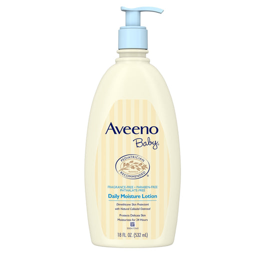 Aveeno Baby Moisturizing Lotion; 18 Fluid Ounces; 3 Per Box; 4 Per Case - High Mart Wholesale