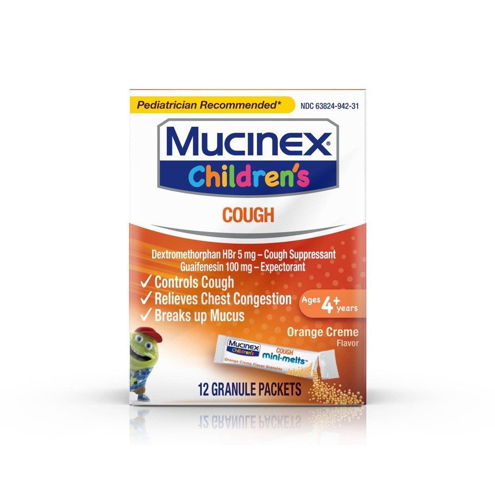 Mucinex Children's Orange Granules; 12 Each; 24 Per Case - High Mart Wholesale