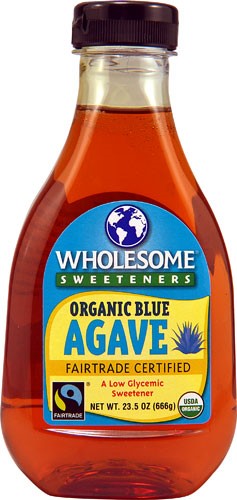 Wholesome Sweetener Organic Agave Blue Syrup Bottle; 23.5 Ounce; 6 Per Case