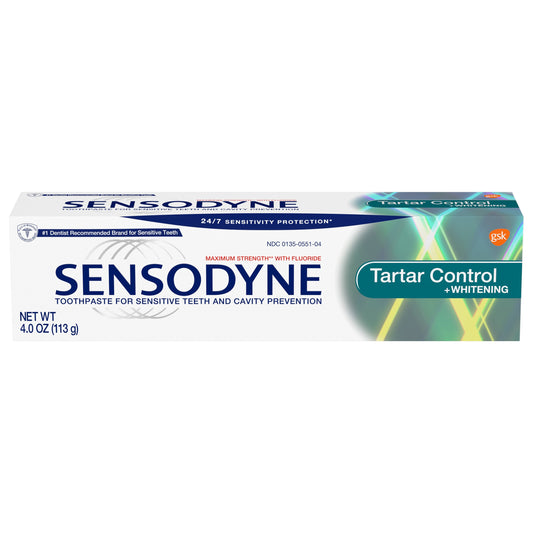 Sensodyne Tartar Control Plus Whitening; 4 Ounces; 12 Per Case - High Mart Wholesale