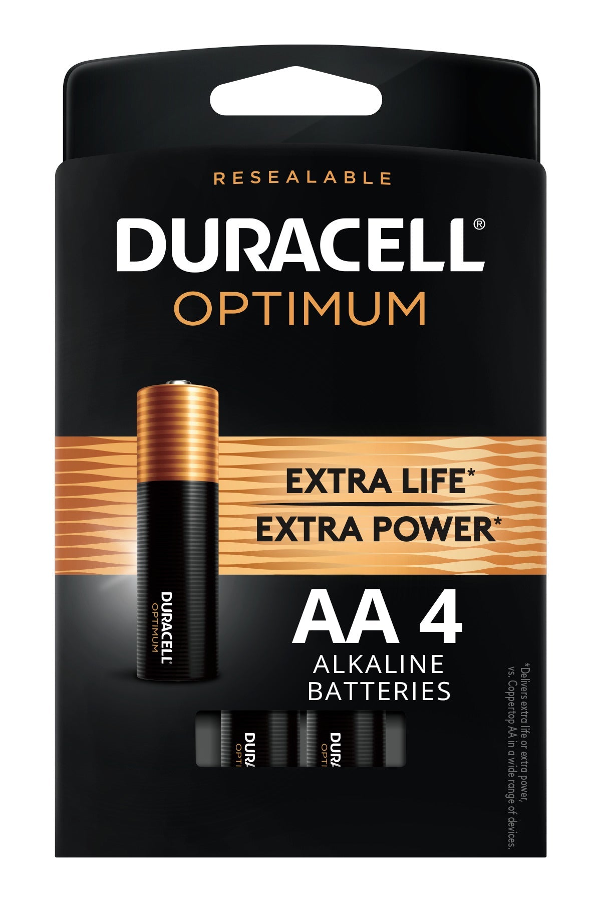 Duracell Optimum Aa4/Aaa4 Clip Strip; 36 Count; 1 Per Case - High Mart Wholesale