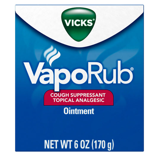 Vicks Vapor Rub Jar; 6 Ounce; 6 Per Box; 2 Per Case - High Mart Wholesale