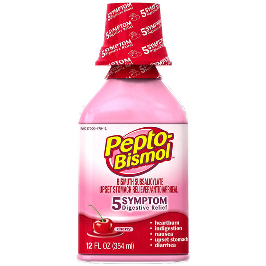 Pepto Liquid Cherry; 12 Fluid Ounce; 12 Per Case