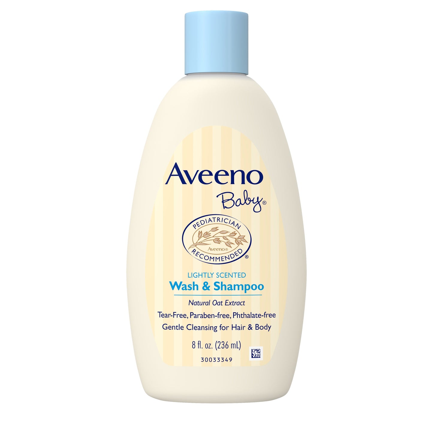Aveeno Baby Wash & Shampoo; 8 Fluid Ounce; 3 Per Box; 8 Per Case - High Mart Wholesale