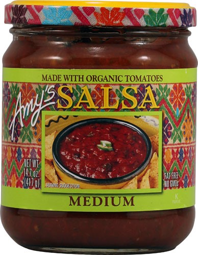 Amy's Salsa Medium; 14.7 Ounce; 6 Per Case - High Mart Wholesale