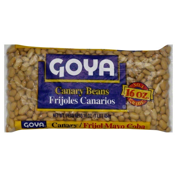 Goya Canary Beans Frijoles Canario; 16 Ounce; 24 Per Case