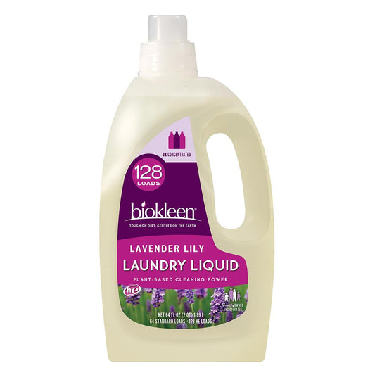 Biokleen Laundry Liquid Lavender Lily; 64 Fluid Ounce; 6 Per Case - High Mart Wholesale