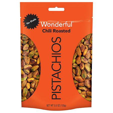 Wonderful Pistachios No Shell Chili Roasted Pistachios; 5.5 Ounces; 10 Per Case