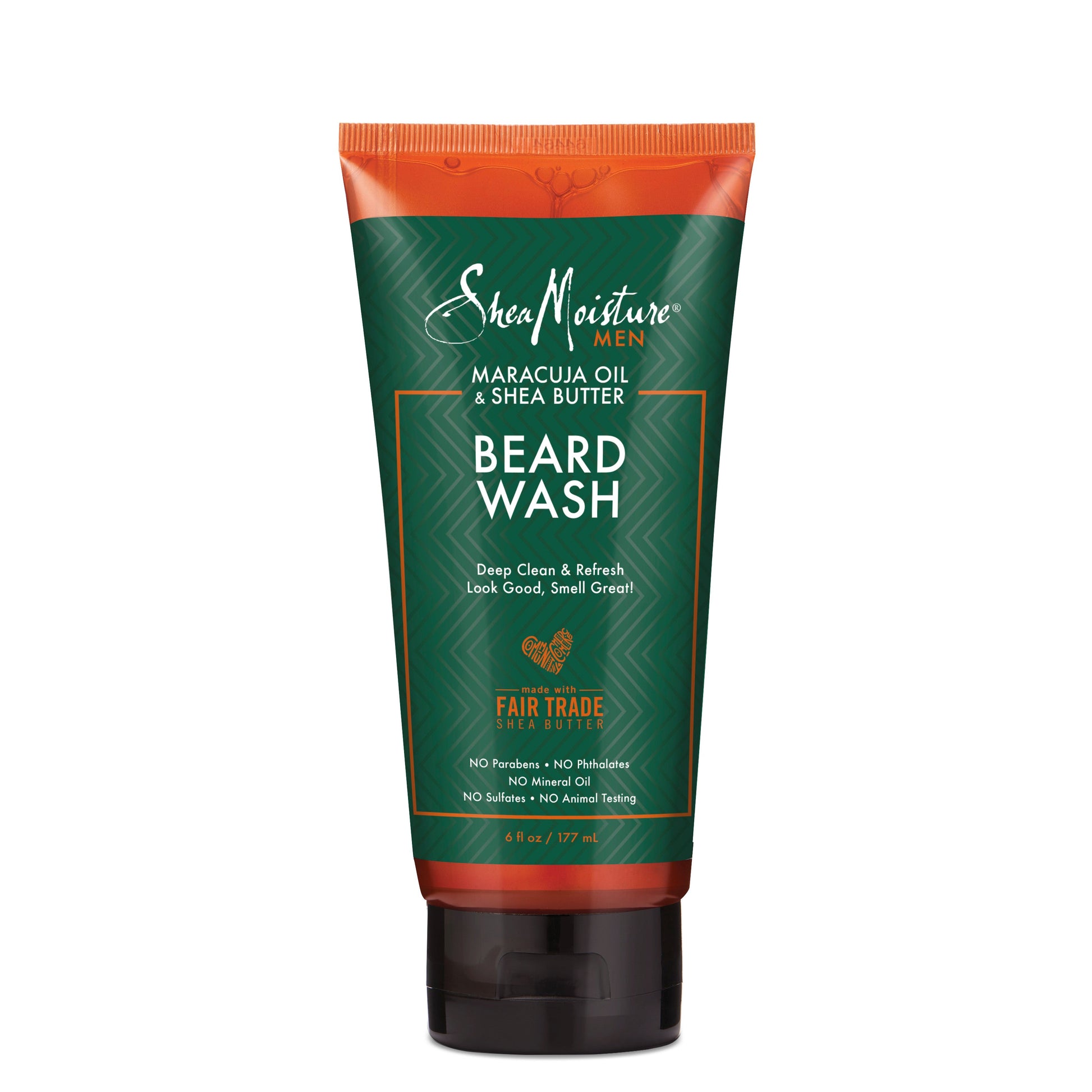Shea Moisture Maracuja Oil Shea Butter Beard Wash Deep Clean Refill; 6 Fluid Ounces; 3 Per Box; 8 Per Case - High Mart Wholesale