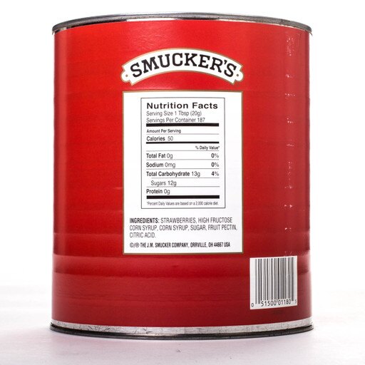 Smucker's Strawberry Jam; 8.25 Pounds; 6 Per Case - High Mart Wholesale