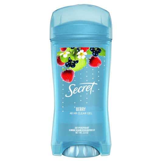 Secret Antiperspirant/Deodorant Scent Expressions Clear Gel So Very Summerberry; 2.6 Ounces; 6 Per Box; 2 Per Case