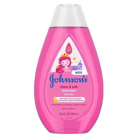 Johnson's Baby Shiny And Soft Shampoo; 400 Milliliter Bottle; 400 Milileter; 3 Per Box; 8 Per Case - High Mart Wholesale