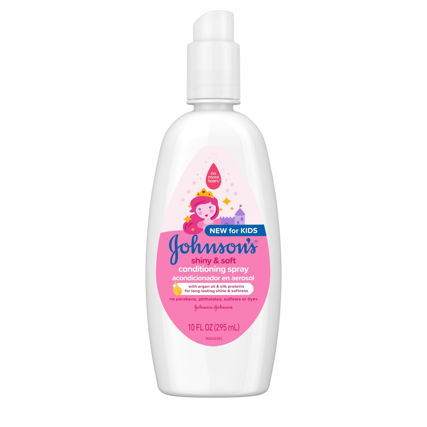 Johnson's Baby Shiny And Soft Conditioning Spray; 295 Milliliter Bottle; 295 Milileter; 3 Per Box; 8 Per Case - High Mart Wholesale