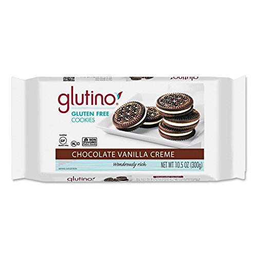 Glutino Cookies Chocolate Van Creme Sandwich; 10.5 Ounces; 12 Per Case - High Mart Wholesale